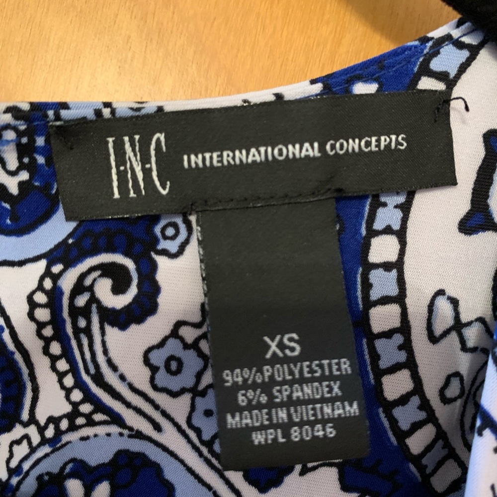 Royal blue long size XS International Concepts dress - Picture 3 of 3